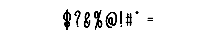 Funky Valentine Font OTHER CHARS