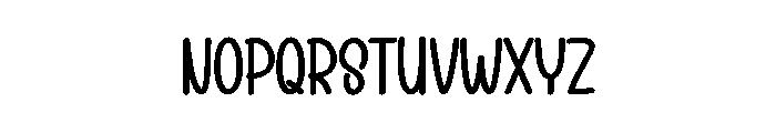 Funky Valentine Font LOWERCASE