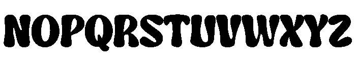 Funky Wavey Font UPPERCASE