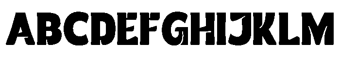 Funky Whimsy Regular Font UPPERCASE