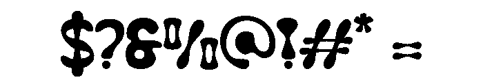 Funky Winky Regular Font OTHER CHARS