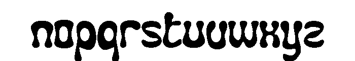 Funky Winky Regular Font LOWERCASE