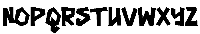 Funky Woshim Font LOWERCASE