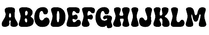 Funky lover Font UPPERCASE