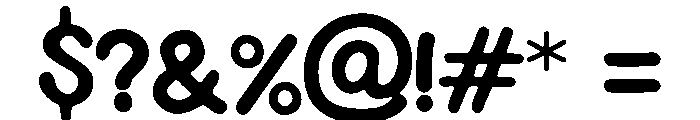 FunkyMod Font OTHER CHARS
