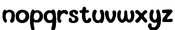 FunkyMod Font LOWERCASE