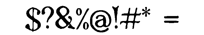 FunkyScribble Font OTHER CHARS