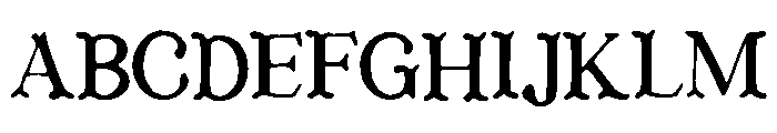 FunkyScribble Font UPPERCASE