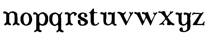 FunkyScribble Font LOWERCASE