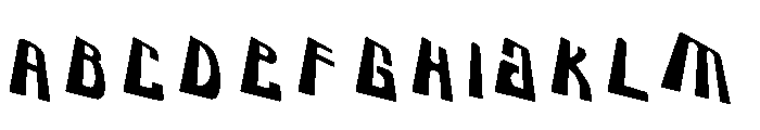 FunkySplit Font UPPERCASE