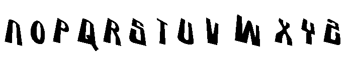 FunkySplit Font UPPERCASE