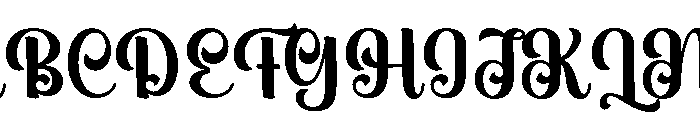 FunkySunday-Regular Font UPPERCASE