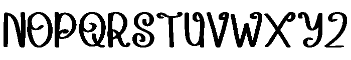 Funny Birthday Regular Font UPPERCASE