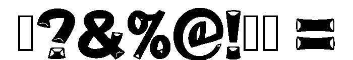 Funny Bones Regular Font OTHER CHARS