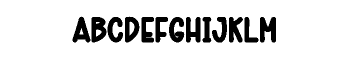 Funny Book Font UPPERCASE