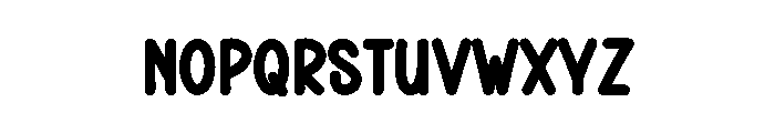 Funny Book Font UPPERCASE