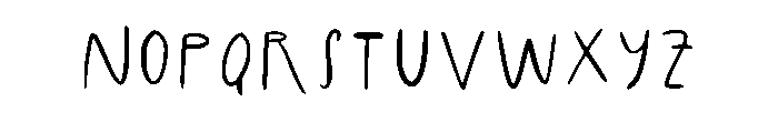 Funny Cactus Regular Font UPPERCASE