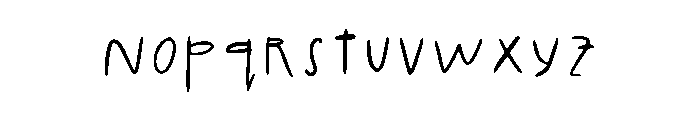 Funny Cactus Regular Font LOWERCASE
