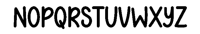 Funny Chicken Font LOWERCASE