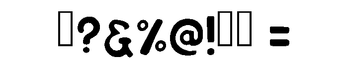 Funny Cute Bold Regular Font OTHER CHARS