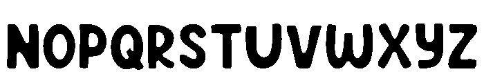 Funny Cute Bold Regular Font LOWERCASE