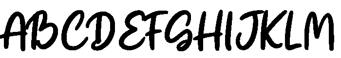 Funny Dreams Regular Font UPPERCASE