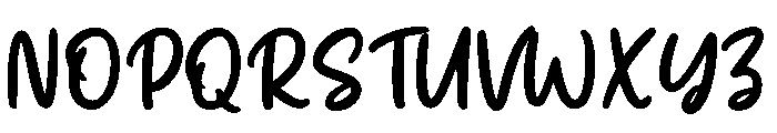 Funny Dreams Regular Font UPPERCASE