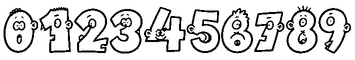Funny Faces Extra Font OTHER CHARS