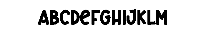 Funny Farmhouse Font UPPERCASE