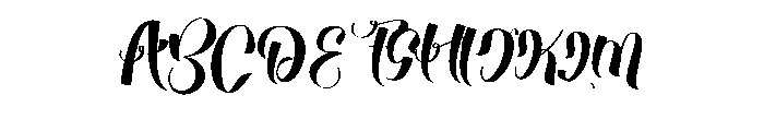 Funny Hanabi Font UPPERCASE