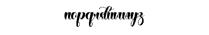 Funny Hanabi Font LOWERCASE