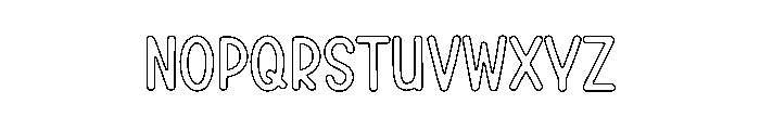 Funny Handwriting Font UPPERCASE