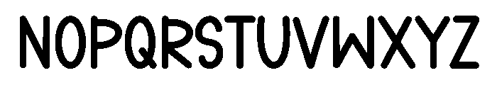 Funny Highland Font LOWERCASE