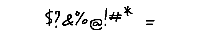 Funny Impressions Regular Font OTHER CHARS