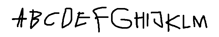 Funny Impressions Regular Font UPPERCASE