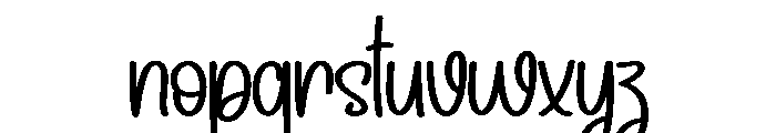 Funny Kindergarten Font LOWERCASE