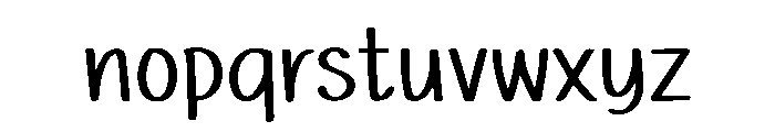 Funny Lashes Font LOWERCASE
