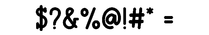 Funny Laughing Font OTHER CHARS