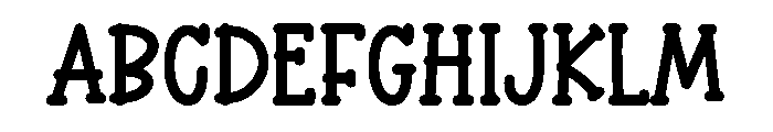 Funny Laughing Font UPPERCASE