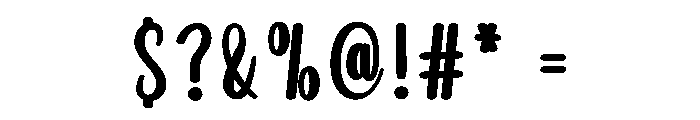 Funny Mother Font OTHER CHARS
