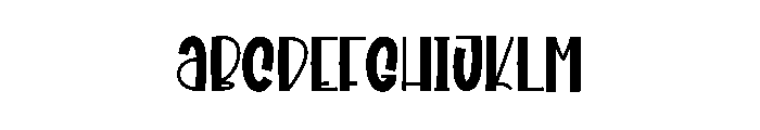 Funny October Font UPPERCASE