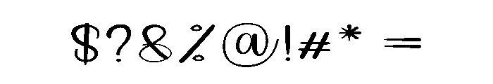Funny Planner Font OTHER CHARS