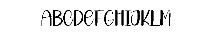 Funny Planner Font UPPERCASE