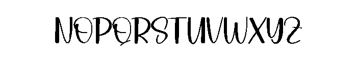 Funny Planner Font LOWERCASE