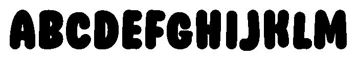 Funny Self Regular Font UPPERCASE