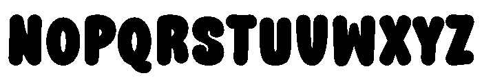 Funny Self Regular Font UPPERCASE