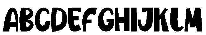 Funny Tomato Font UPPERCASE