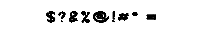 Funny Winter Font OTHER CHARS
