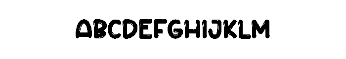 Funny Winter Font UPPERCASE