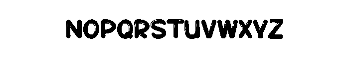 Funny Winter Font UPPERCASE